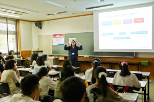 昨年の模擬授業の様子